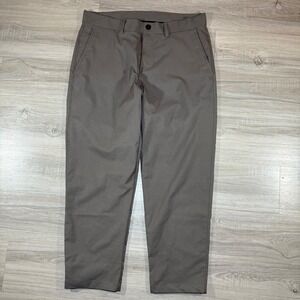Lululemon Relaxed Tapered Smooth Twill Trouser Chino Size 38x29 LM5YES  Brown